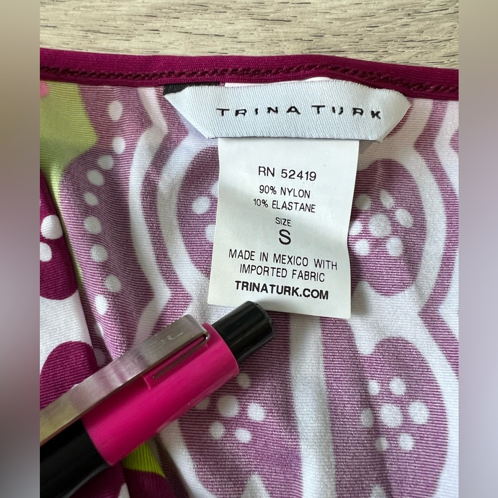 Trina Turk Seychelles Tunic Swim Cover Up Size Small - Picture 6 of 6